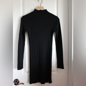 princess polly black sweater dress